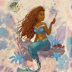 Disney The Little Mermaid Live Action Tee Girls Size XL (14)